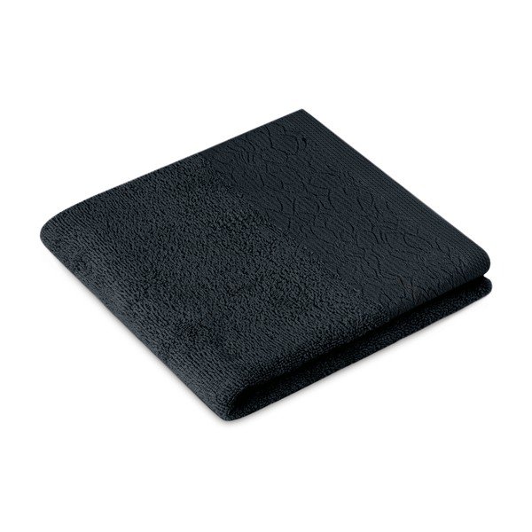 Set di asciugamani per viso e corpo tipo terry neri/grigi in cotone 6 pz Flos – Restilo-image-3