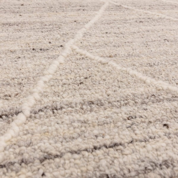 Tappeto in lana grigio chiaro 200x290 cm Noah - Asiatic Carpets-image-2