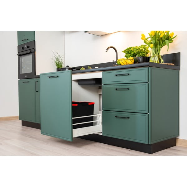 Cucina dritta con piano di lavoro (senza montaggio) 270 cm Aden - STOLKAR-image-1