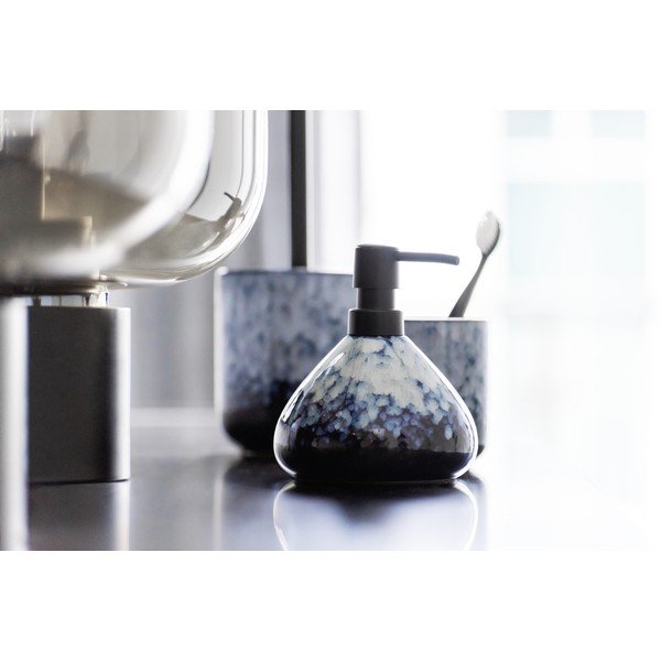 Tazza in ceramica blu scuro per spazzolini da denti Rosali - Wenko-image-4