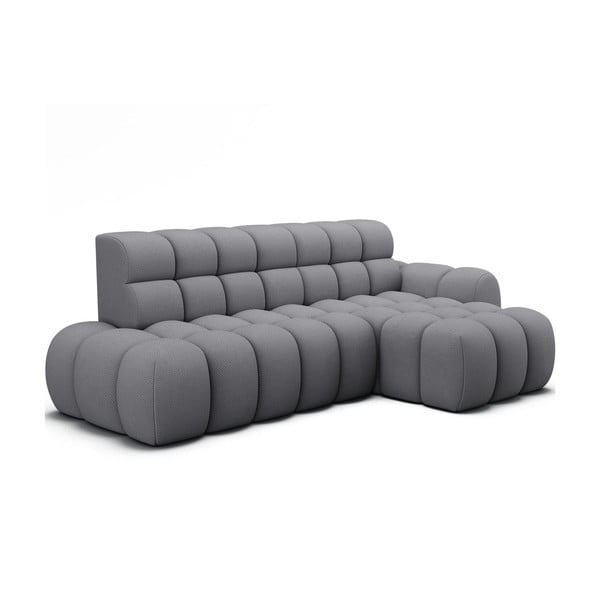 Divano angolare grigio allungabile (con penisola a destra/con chaise lounge) Ceedro – ELTAP-image-2