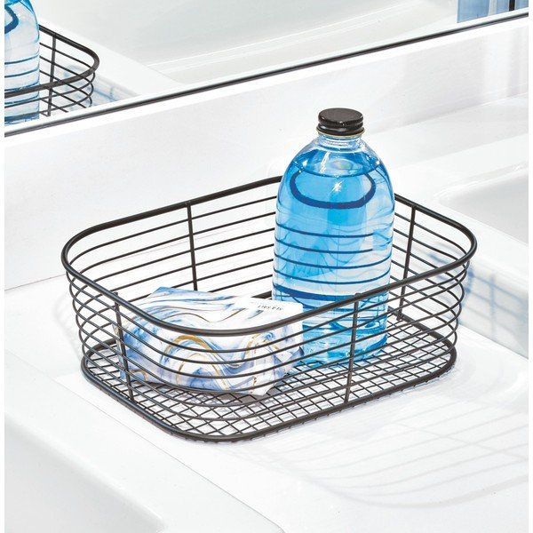 Cesto portaoggetti nero , 23,8 x 18,4 cm Vienna - iDesign-image-1