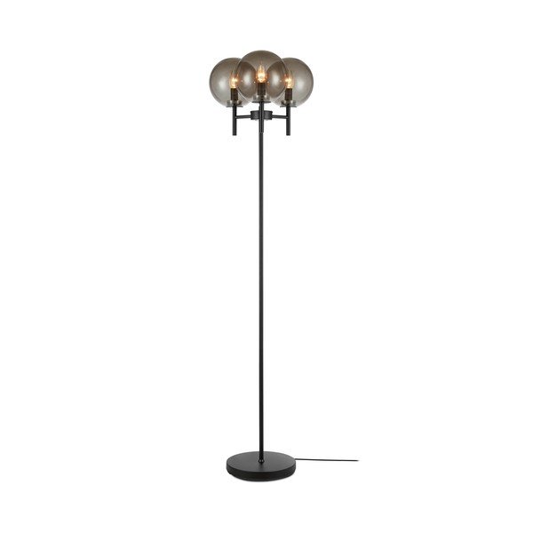 Lampada a stelo di colore nero Crown Floor 3L, altezza 1,47 cm - Markslöjd
