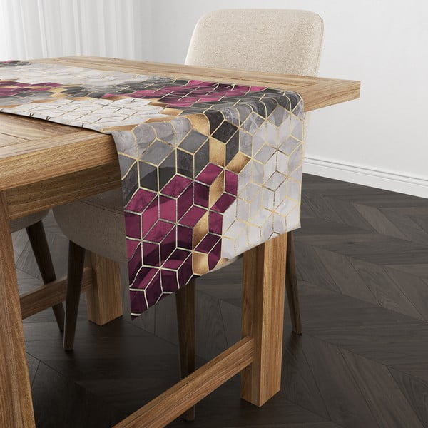 Runner da tavolo 140x45 cm Optic - Minimalist Cushion Covers-image-1