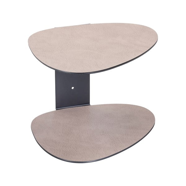 Mensola grigia in acciaio 29 cm Curve Bull – LIND DNA