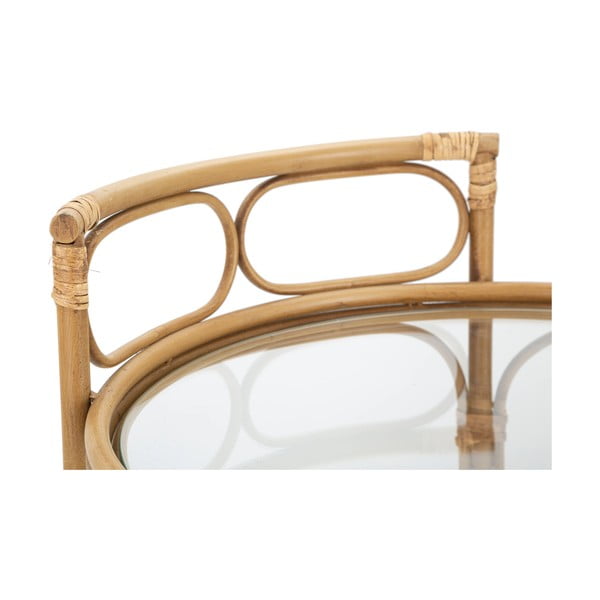 Tavolo da portata in metallo su rotelle ø 51 cm Panama - Mauro Ferretti-image-4