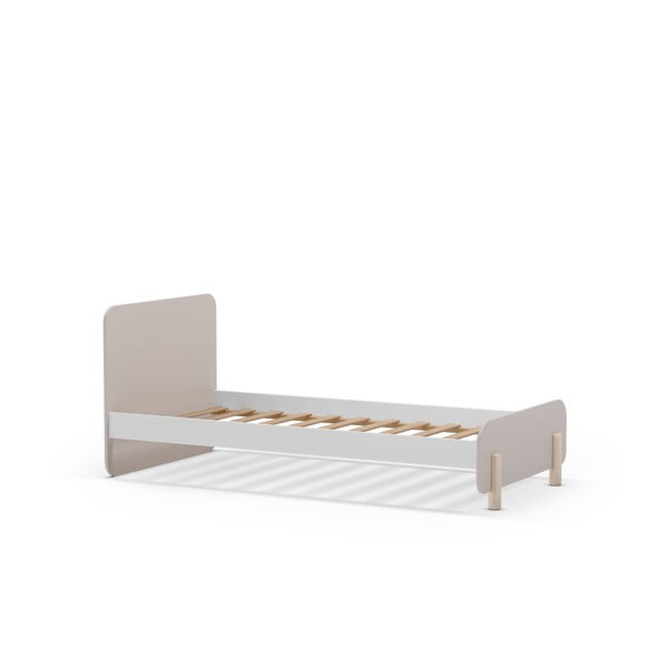 Letto per bambini in legno di pino crema 90x190 cm Nora - Marckeric