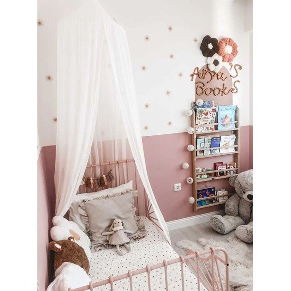 Baldacchino in chiffon bianco - Mila Home-image-1