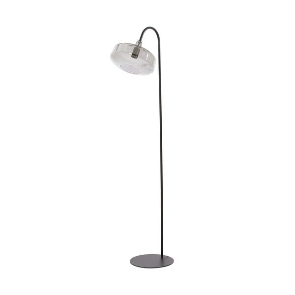 Lampada da terra nera (altezza totale 160 cm) Solna – Light & Living-image-2