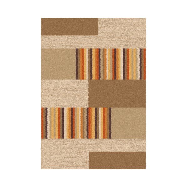 Tappeto marrone e beige Boras Beige, 57 x 110 cm - Universal