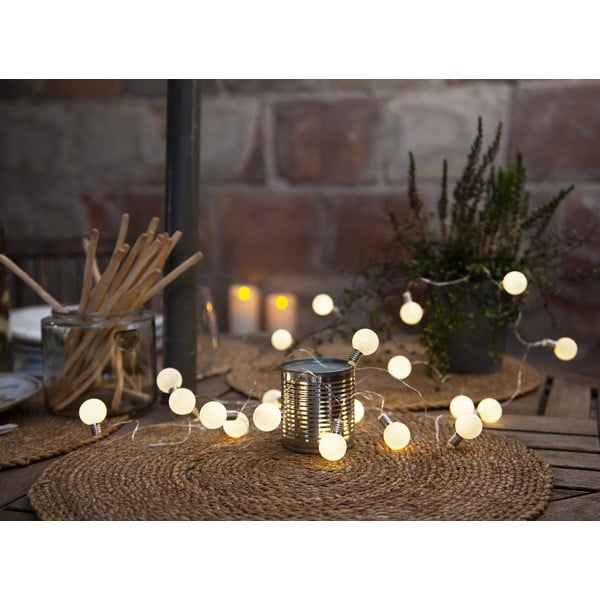 Catena luminosa con alimentazione a batteria numero lampadine 20 pz lunghezza totale 300 cm Mini Glow – Star Trading-image-3