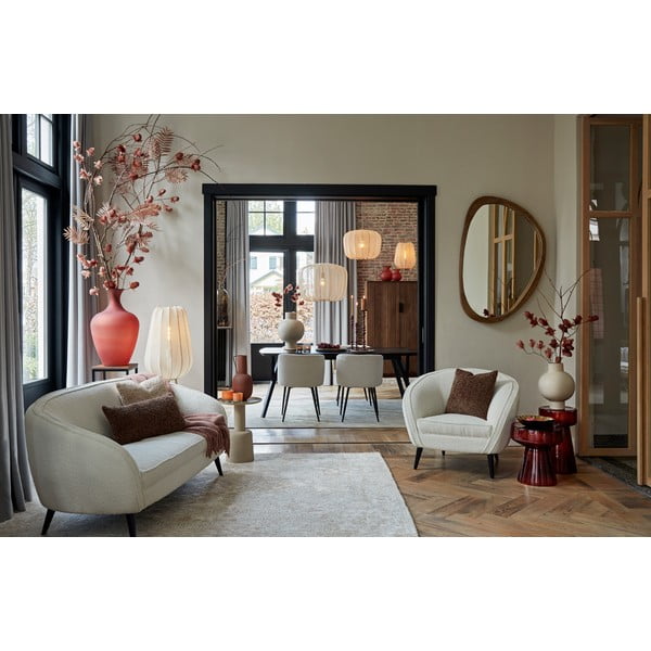 Specchio da parete con cornice in legno 120x80 cm Sonora - Light & Living-image-3