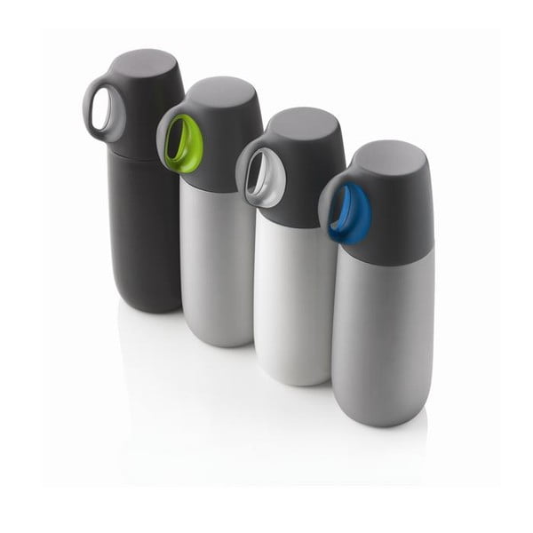 Bílá termoska s hrníčkem XD Design Bopp, 600 ml-image-2