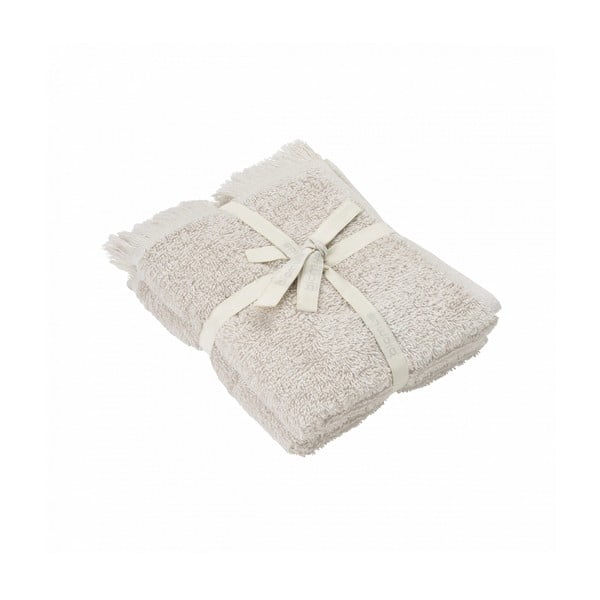 Set di 2 asciugamani in cotone crema 30x50 cm Frino - Blomus