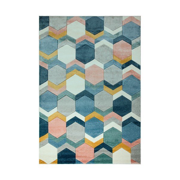 Tappeto Hexagon Multi, 200 x 290 cm Hexagon Mutli - Asiatic Carpets