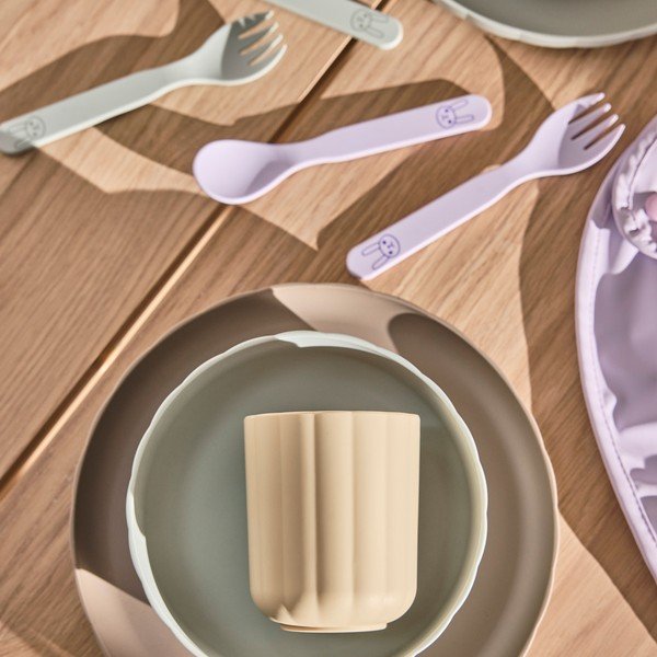Set da pranzo per bambini in plastica 3 pz Pullo – OYOY Mini-image-1
