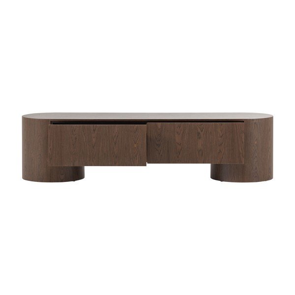 Mobile TV colore naturale scuro 200x50x50 cm Velari – WOOOD-image-3