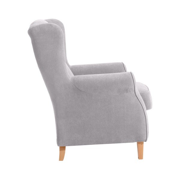 Poltrona grigio chiaro Lorris - Max Winzer-image-3