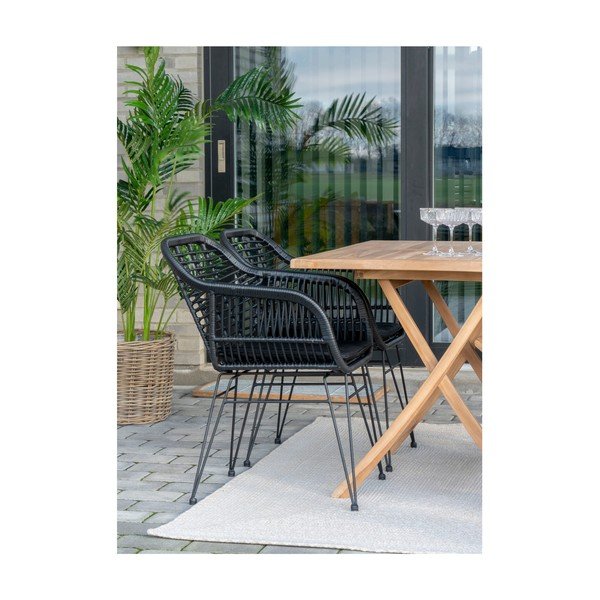 Tappeto da esterno crema in fibre riciclate 200x300 cm Menorca - House Nordic-image-2