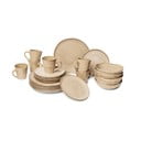 Set da pranzo in gres beige 24 pezzi Glosia - Bonami Selection