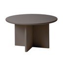 Tavolino da salotto rotondo grigio tortora ø 80 cm Palma – Unique Furniture