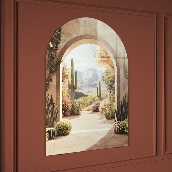 Dipinto su vetro 70x100 cm Cancun – Styler-image-1