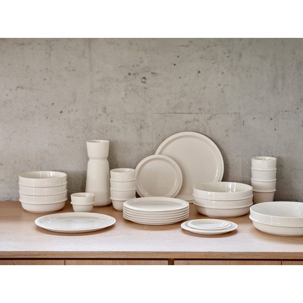 Ciotolina per zuppe e minestre color crema in porcellana 900 ml Eau – Zone-image-1