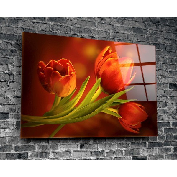 Pittura su vetro Tulipani - Insigne-image-3