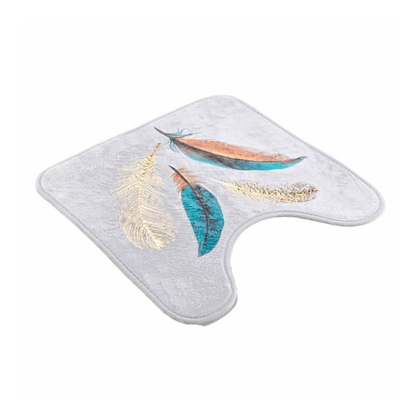 Tappetino per il bagno bianco per WC 45x45 cm Plumiss – douceur d'intérieur-image-4