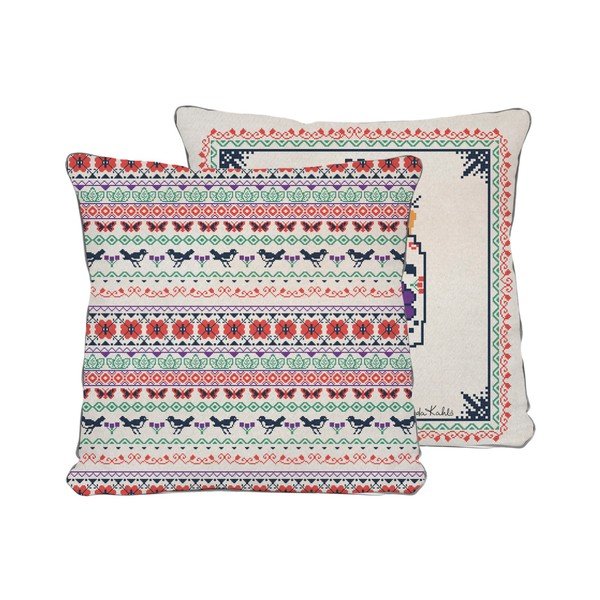 Federa reversibile Sugar Skull, 45 x 45 cm - Madre Selva-image-2