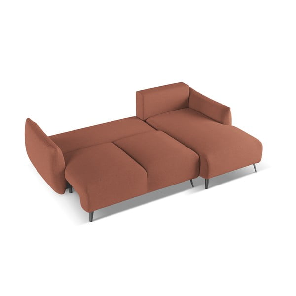 Divano angolare rosa (con penisola a destra) Malie – Makamii-image-3