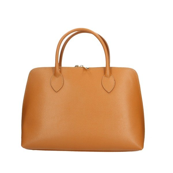 Borsa in pelle marrone Arancio - Chicca Borse-image-3