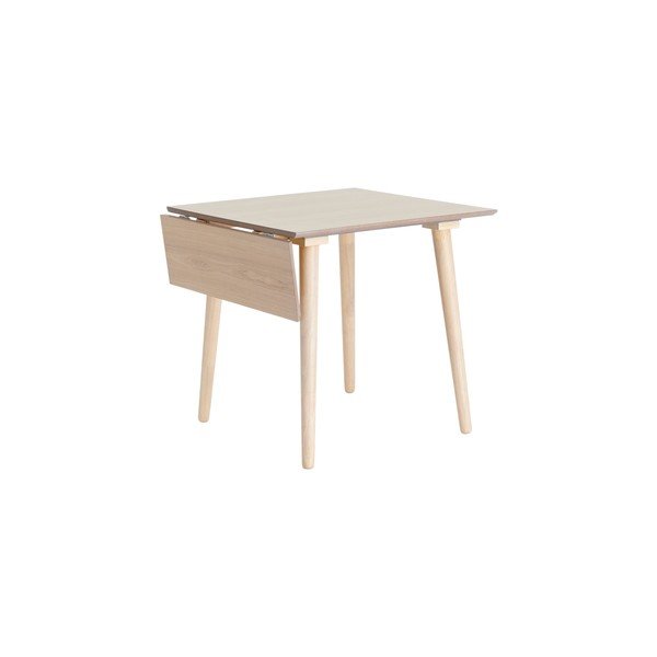 Tavolo da pranzo con effetto olmo allungabile con estensione 80x80 cm Jolina – Ellos Home-image-4