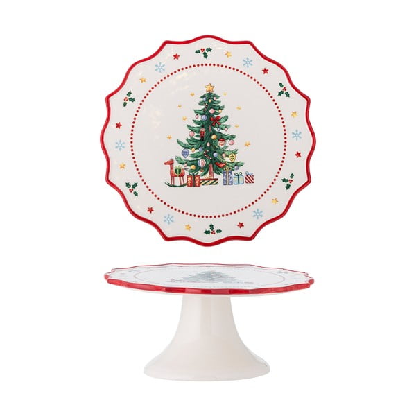 Alzatina in ceramica a tema natalizio Naive – Bloomingville-image-3