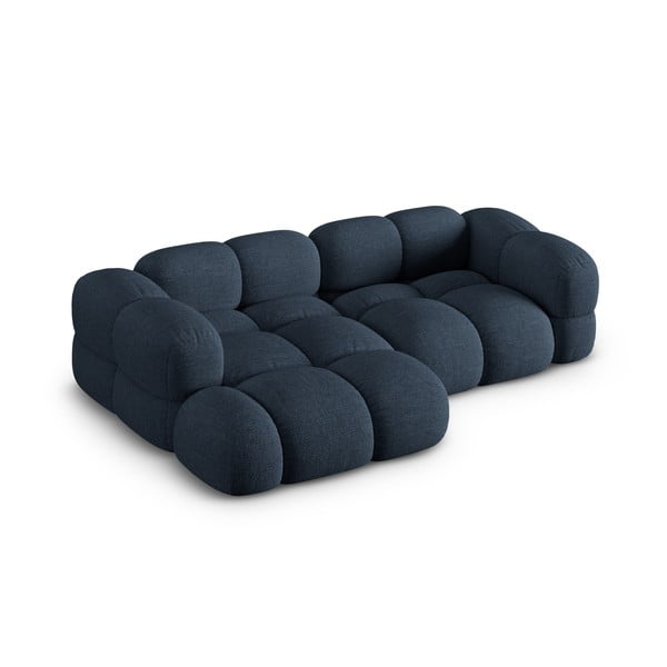 Divano angolare blu scuro (con penisola a sinistra/con chaise lounge) Loretto – Cosmopolitan Design-image-2
