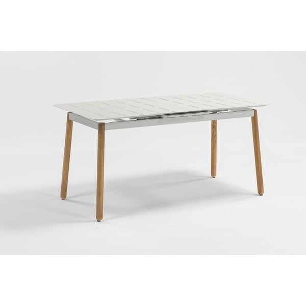 Set da pranzo da giardino bianco/verde per 4 persone Alicante - Ezeis-image-3