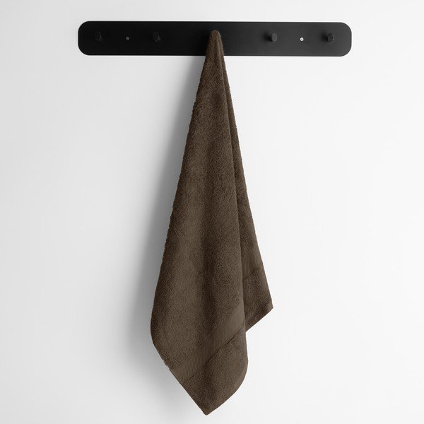 Asciugamano da bagno marrone scuro Marrone, 70 x 140 cm Bamby - DecoKing-image-2