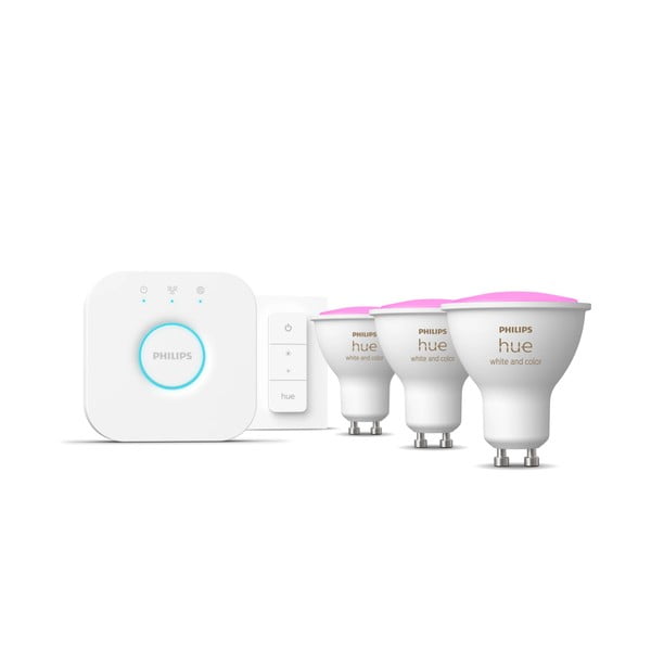 Smart starter pack 5 pz GU10, 6 W White and color ambiance - Philips Hue-image-1