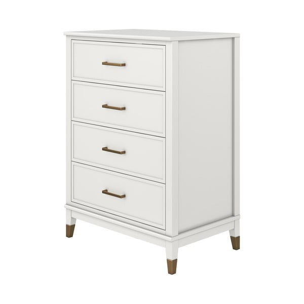 Cassettiera bianca , 75 x 106 cm Westerleigh - CosmoLiving by Cosmopolitan-image-3