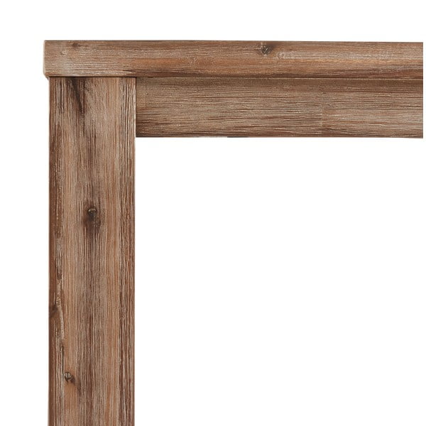 Tavolo da pranzo pieghevole in legno massiccio di acacia di colore naturale 90x180 cm Alaska - Furnhouse-image-4