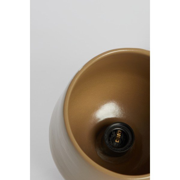 Lampada da soffitto marrone con paralume in ceramica ø 18 cm Dena - Light & Living-image-1