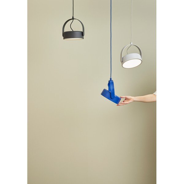 Lampada a sospensione blu Stage - Hübsch-image-1