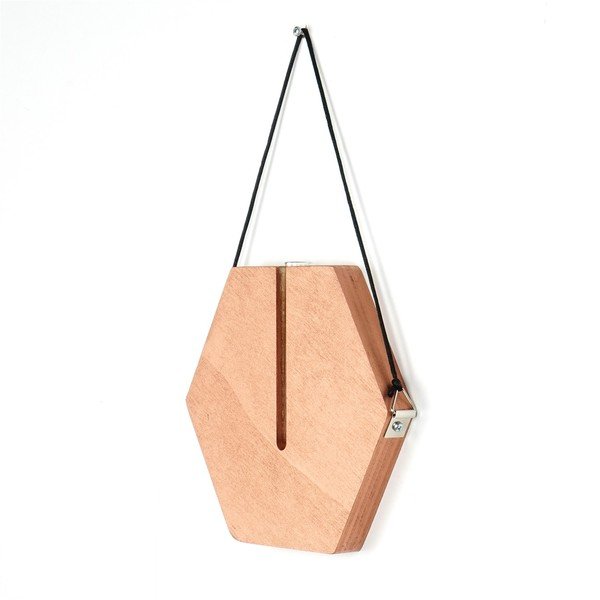 Vaso da parete in legno - Kate Louise-image-3
