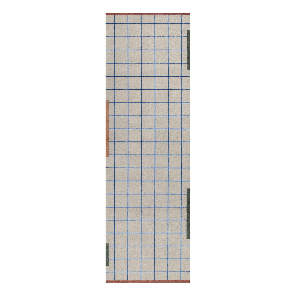 Passatoia avorio lavabile 77x242 cm Network – Mette Ditmer Denmark | Tappeti