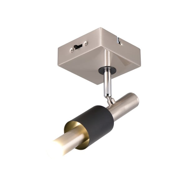 Faretto LED nero e argentato 20,5x10 cm Ikaris – Trio Select-image-4