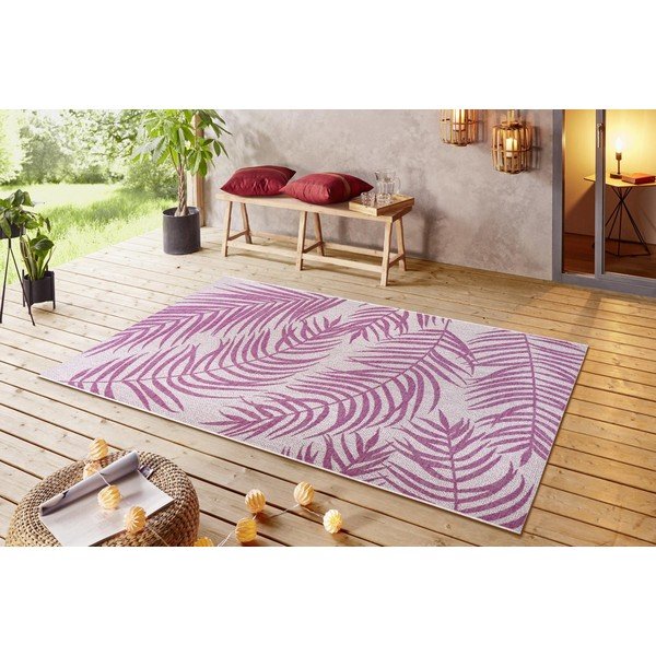 Tappeto per esterni rosa e beige , 200 x 290 cm Palmera - NORTHRUGS-image-1