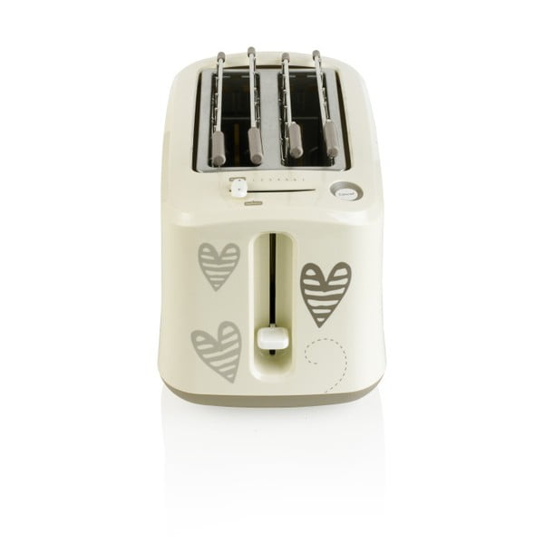 Tostapane in acciaio inox con motivi a cuore - Brandani-image-2