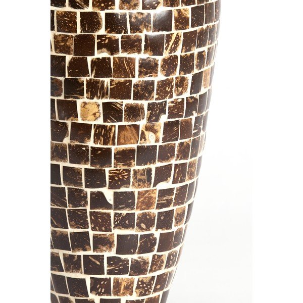 Vaso marrone in bambù (altezza totale 40 cm) Tudela – Light & Living-image-3