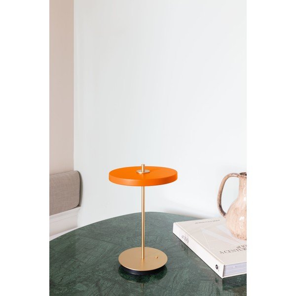 Lampada da tavolo dimmerabile a LED arancione con paralume in metallo (altezza 31 cm) Asteria Move - UMAGE-image-3