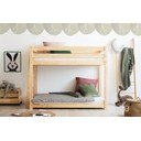 Letto a castello in legno di pino 70x160 cm CLPB - Adeko